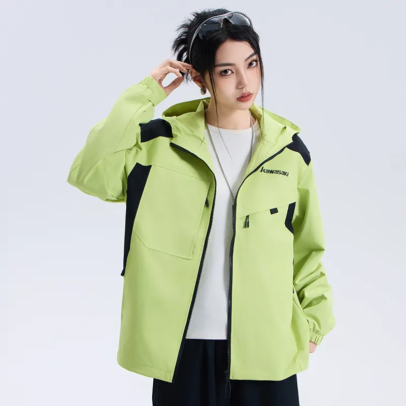 Kawasaki Waterproof And Windproof Windbreaker Jacket Unisex-35