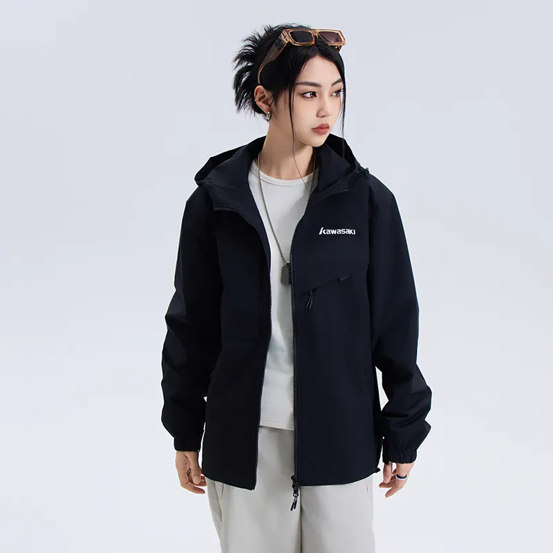 Kawasaki Waterproof And Windproof Windbreaker Jacket Unisex-2