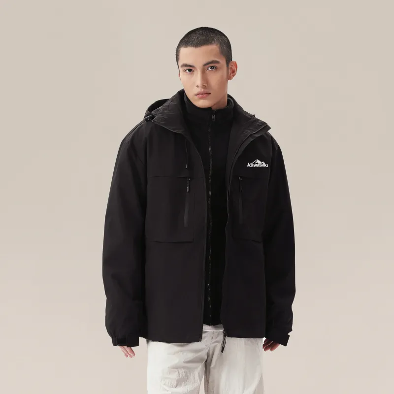 Kawasaki Windproof Wear Resistant Warm Water Repellent Windbreaker Jacket Unisex-15