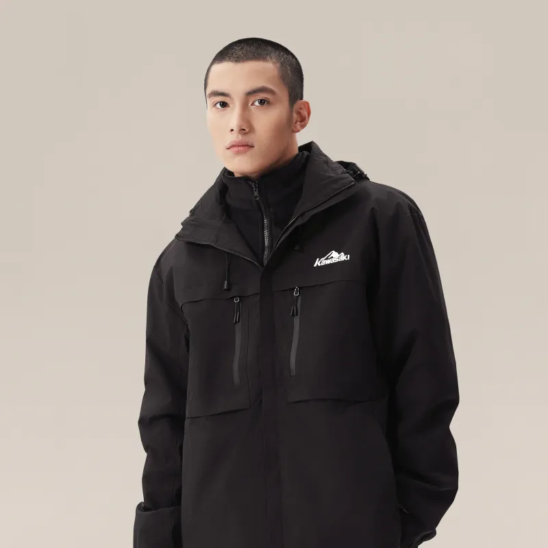 Kawasaki Windproof Wear Resistant Warm Water Repellent Windbreaker Jacket Unisex-16