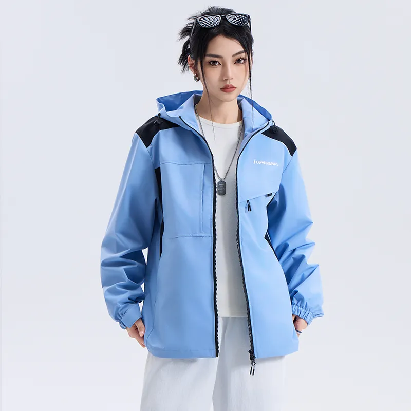 Kawasaki Waterproof And Windproof Windbreaker Jacket Unisex-11