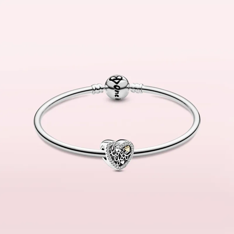 Pandora 925 Sterling Silver Bangles Unisex-1