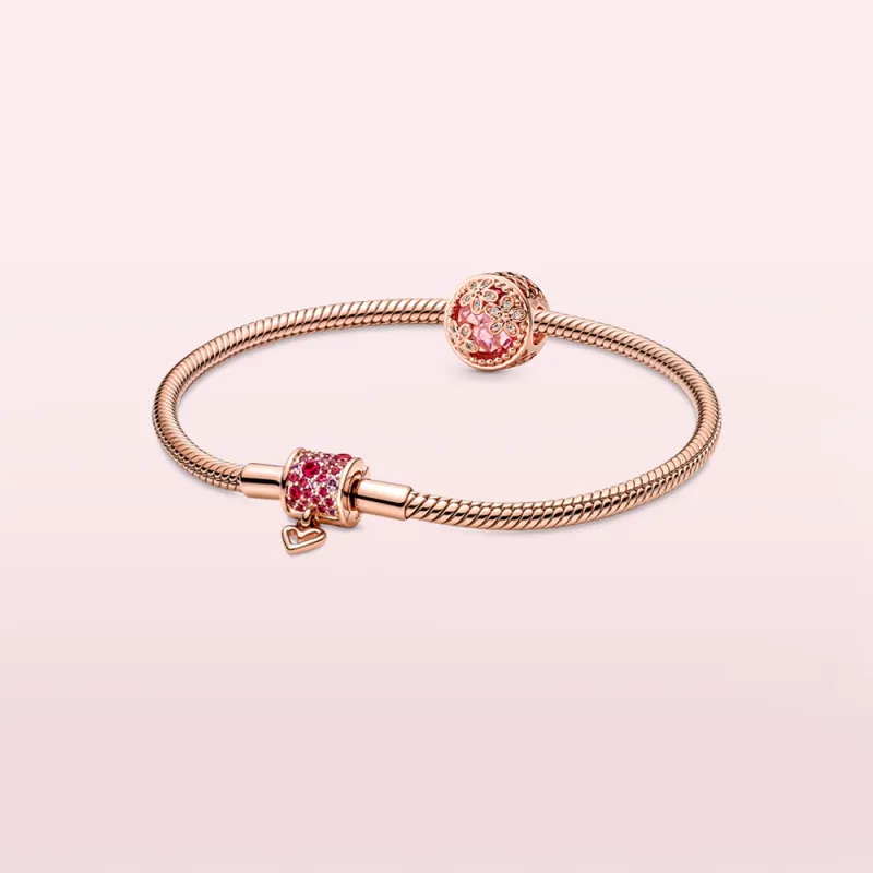 Pandora Copper Silver Alloy Bracelets Unisex-48