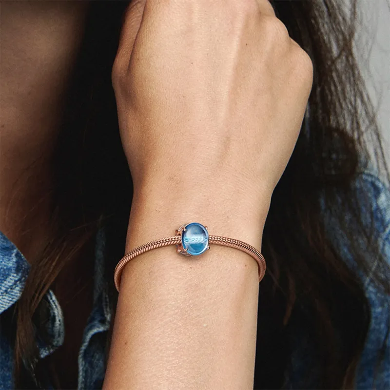Pandora Copper Silver Alloy Bracelets Unisex-12