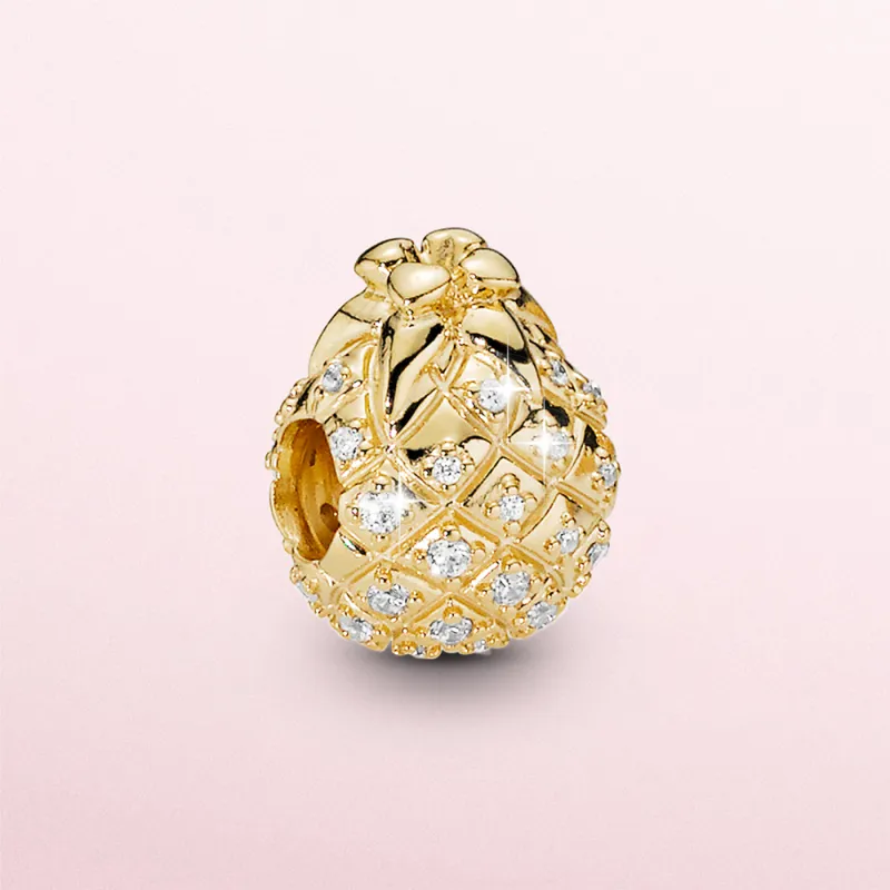 Pandora 18K Gold 925 Sterling Silver Pendant Accessories Unisex-1
