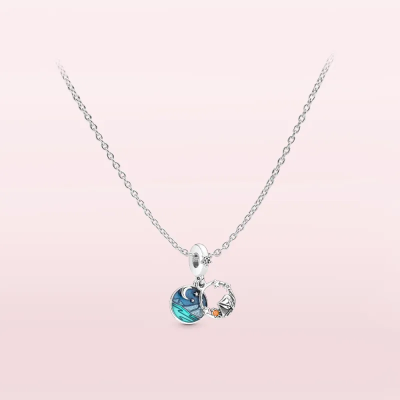 Pandora 925 Sterling Silver Necklaces Unisex-1