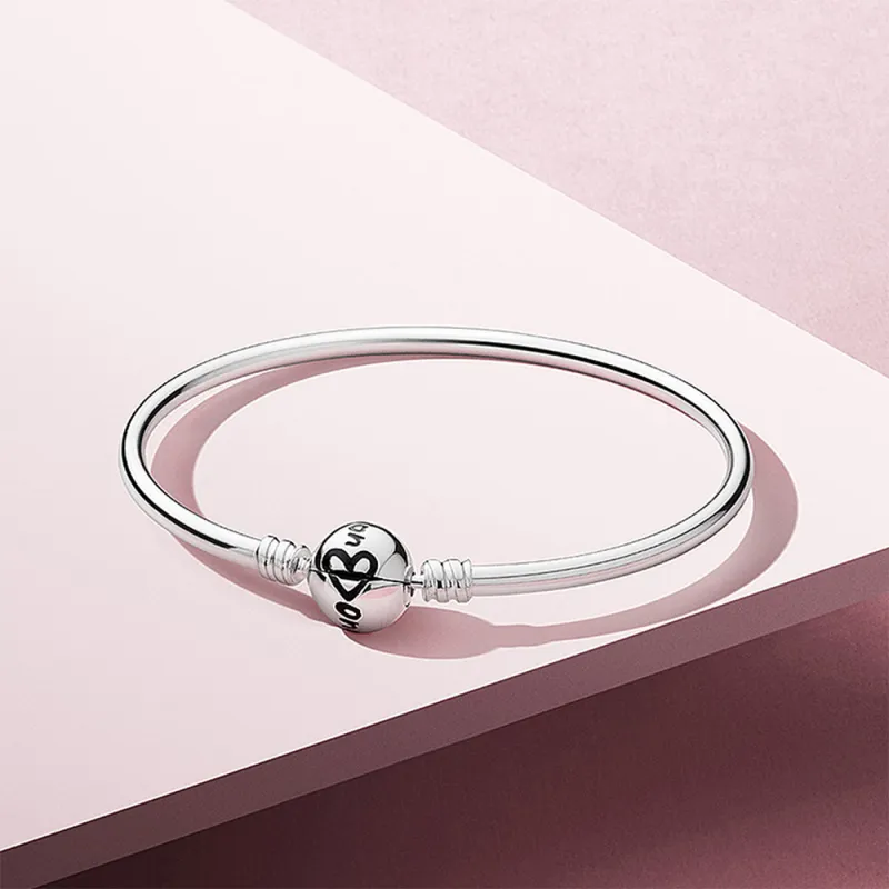 Pandora S925 Silver Bangles Unisex-1