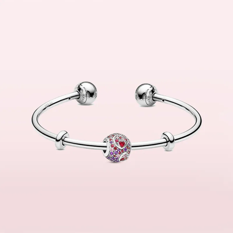 Pandora 925 Sterling Silver Bangles Unisex-1