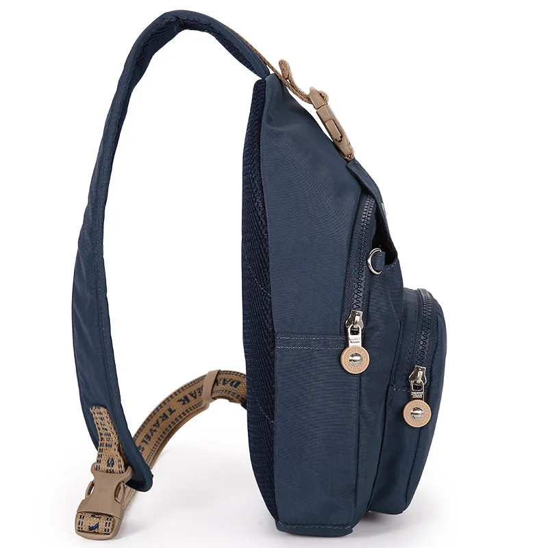 Dannybear Fabric Sling Bags Crossbody Bags Regular Unisex Dark Blue-3