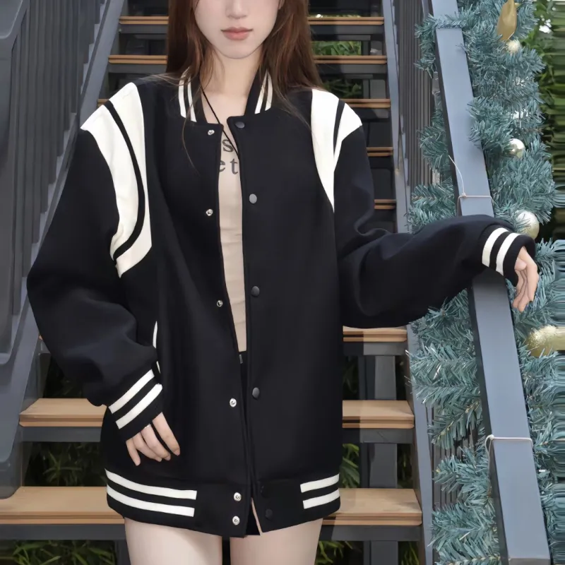 RTTO Baseball Jacket Unisex Ecru-4