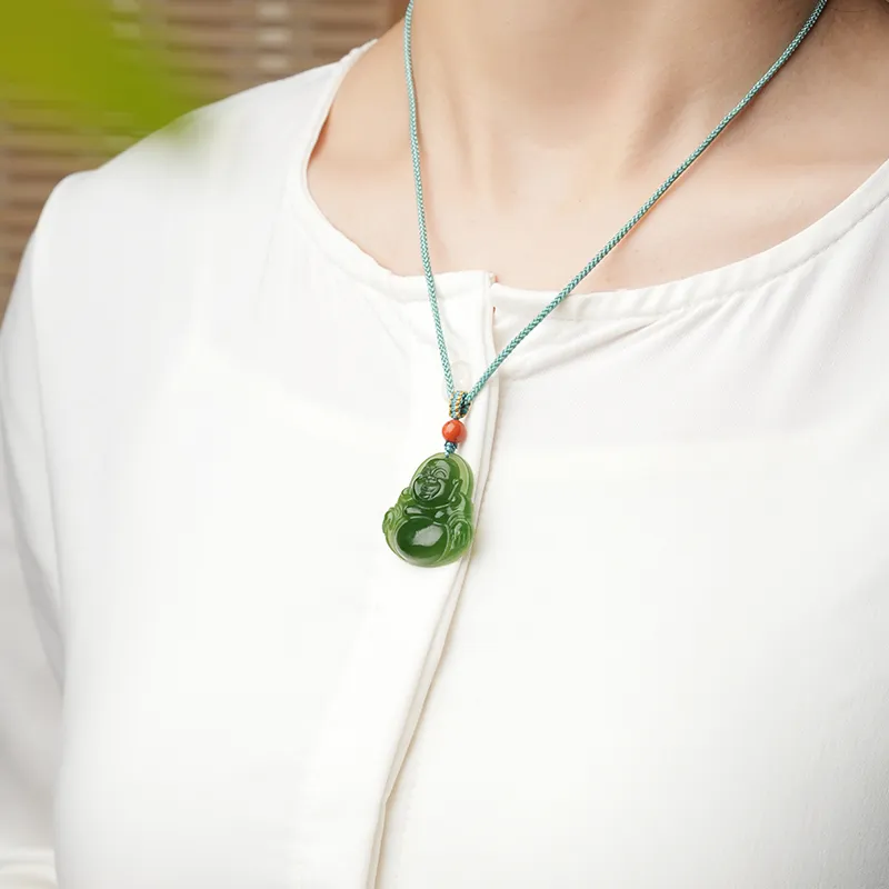 HENGSHI Jade Necklaces Jasper Unisex-2