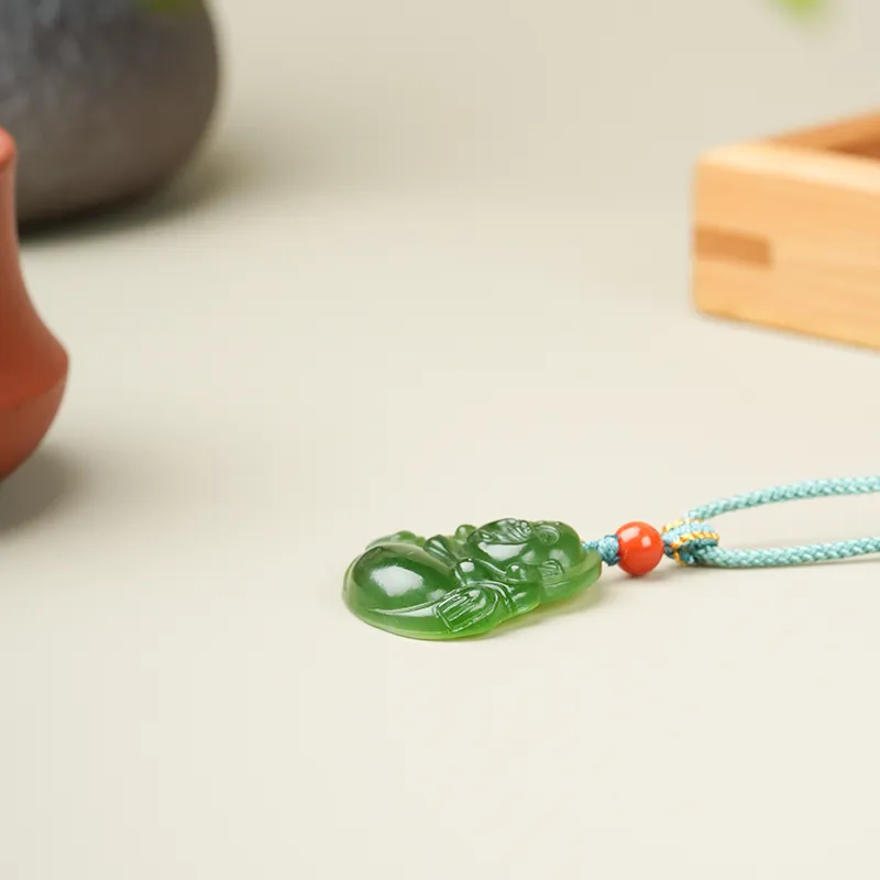HENGSHI Jade Necklaces Jasper Unisex-4