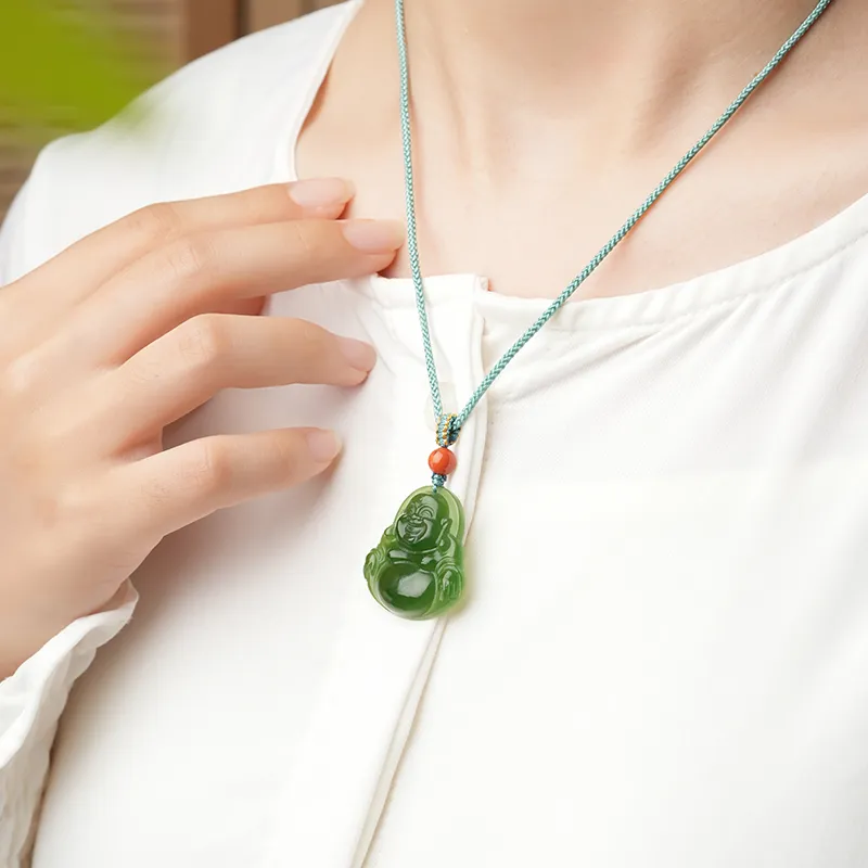 HENGSHI Jade Necklaces Jasper Unisex-5