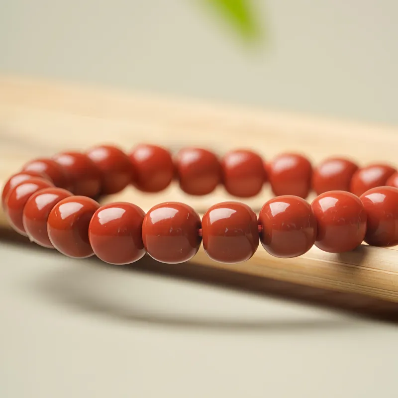 HENGSHI Southern Red Agate Jade Bracelets Unisex-5