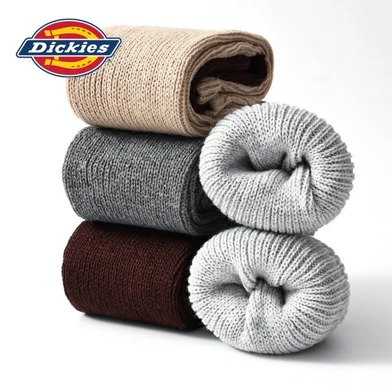 Dickies Lace Trims Slimming Layered Calf Socks Fall Winter Knee High Socks Gift Box Women's-3
