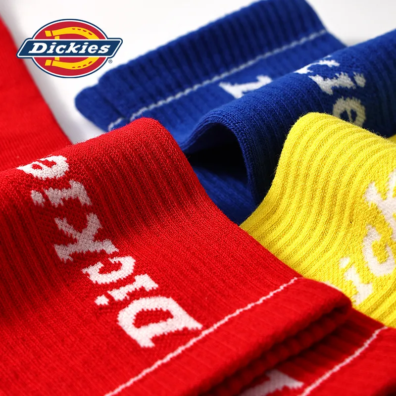 Dickies Fall And Winter Knee-High Socks Unisex Couple Socks-81