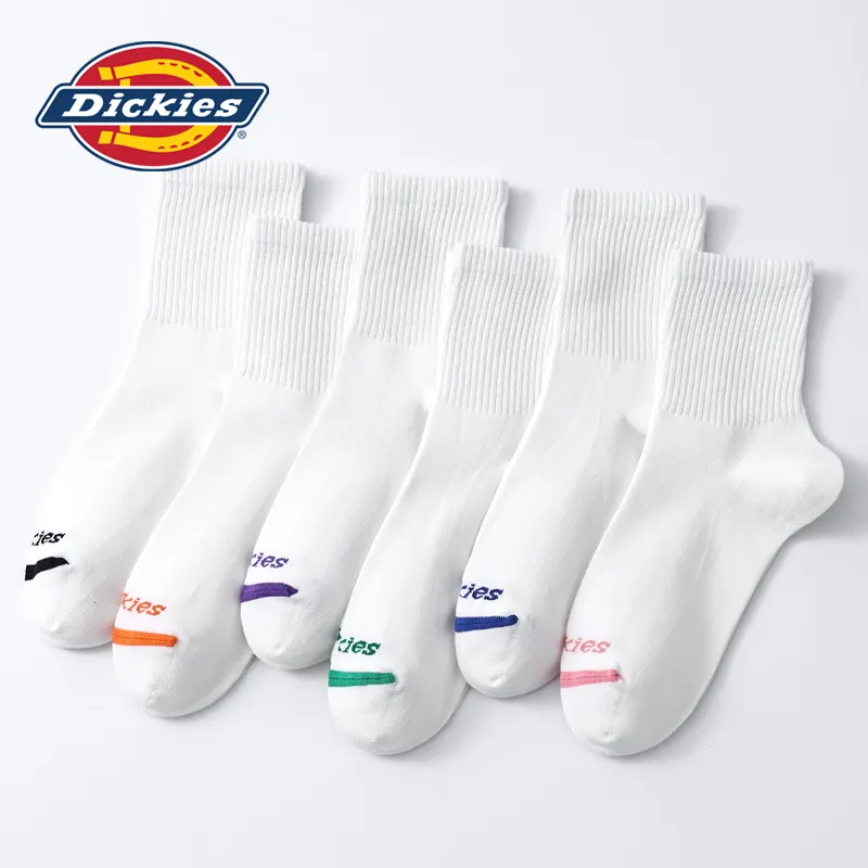 Dickies High Rebound Comfortable Skin Friendly Fall Winter Crew Socks Unisex-19