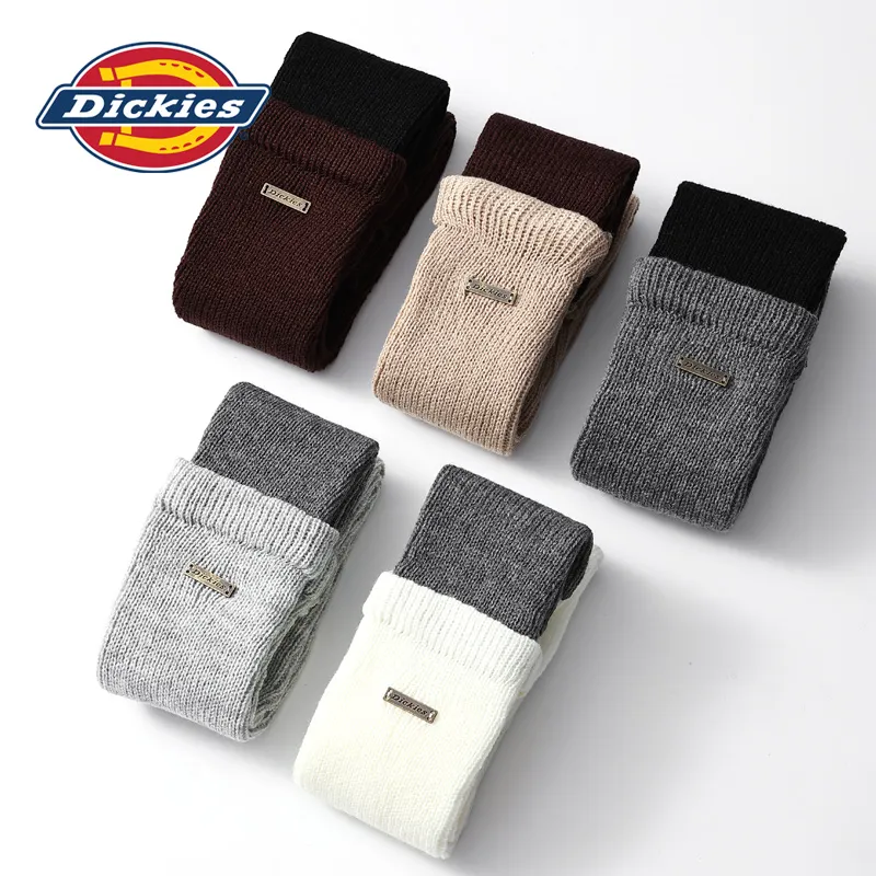 Dickies Lace Trims Slimming Layered Calf Socks Fall Winter Knee High Socks Gift Box Women's-1