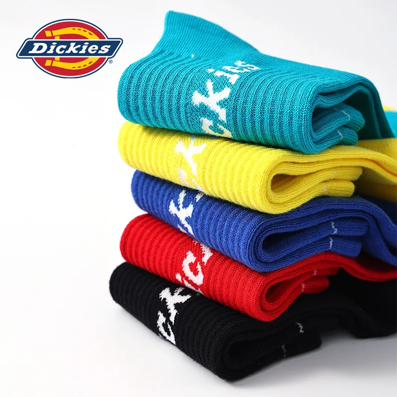 Dickies Fall And Winter Knee-High Socks Unisex Couple Socks-22