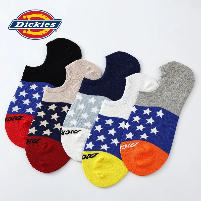 Dickies Sweat-Wicking Cute Invisible No-Show Socks Unisex-20