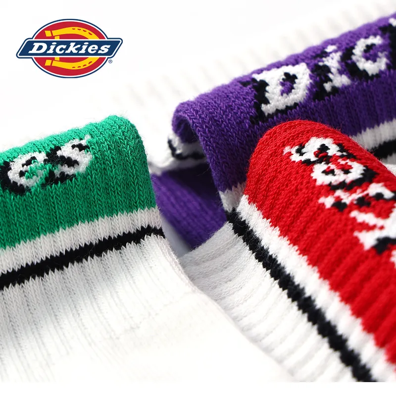 Dickies Fashionable Comfortable Moisture-Wicking Breathable Fall And Winter Crew Socks Unisex-27