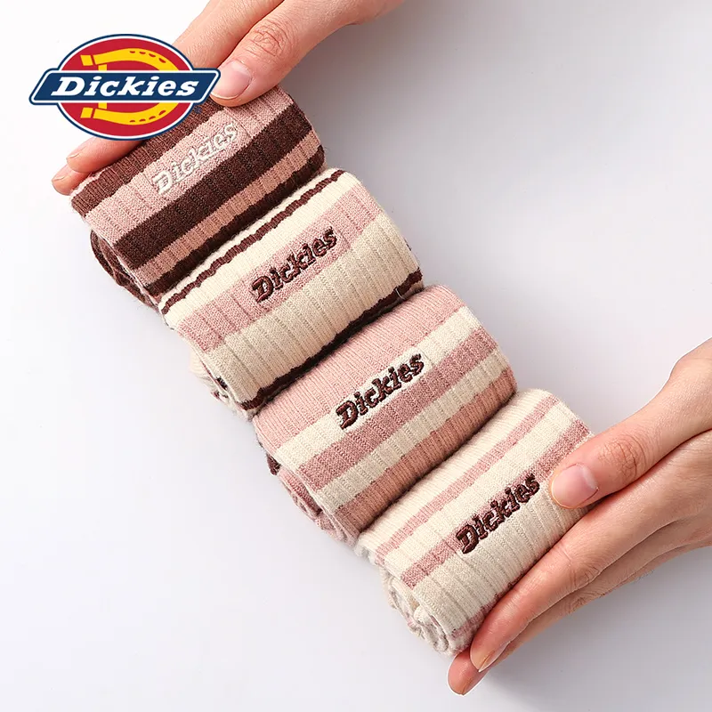 Dickies Thickened Terry Thermal Breathable Skin Friendly Fall Winter Crew Socks Women's-5