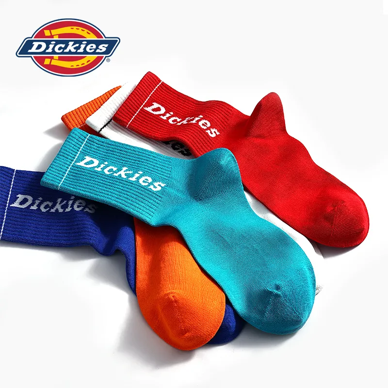 Dickies Fall And Winter Knee-High Socks Unisex Couple Socks-80