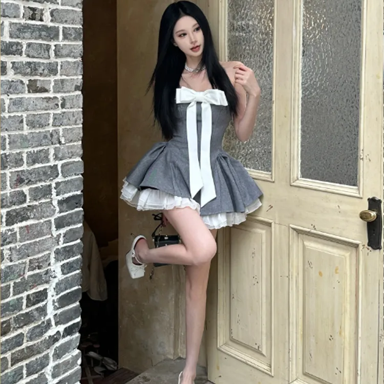 KUNZHUDAXIANG Sleeveless Dress Women's-4