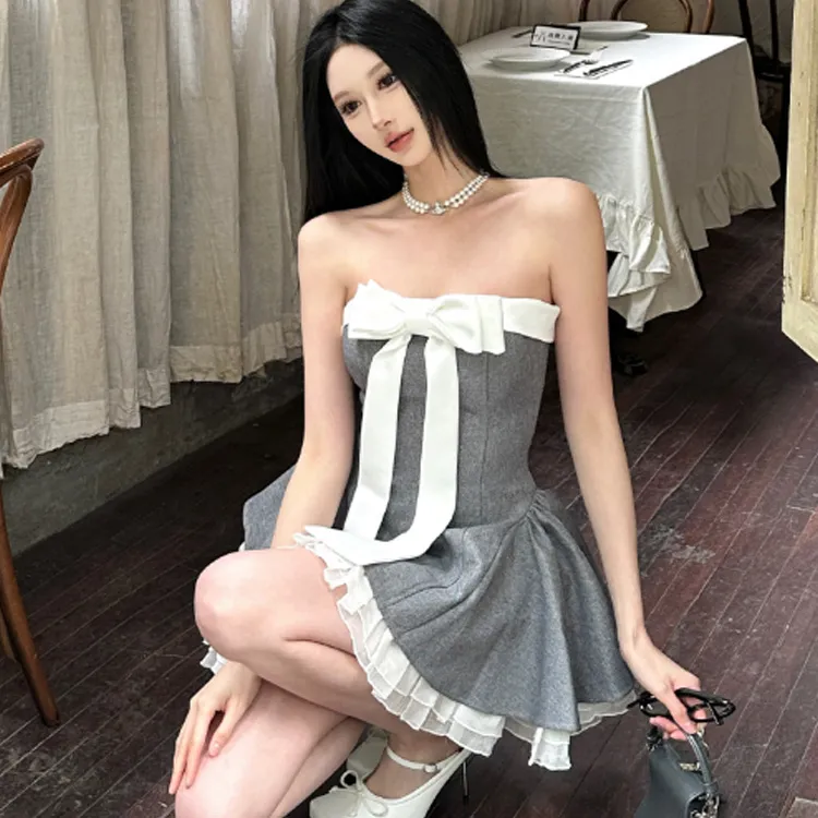 KUNZHUDAXIANG Sleeveless Dress Women's-2