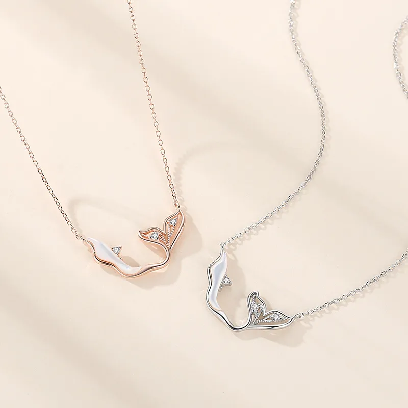 JESCAKOO S925 Silver Necklaces Women's-2