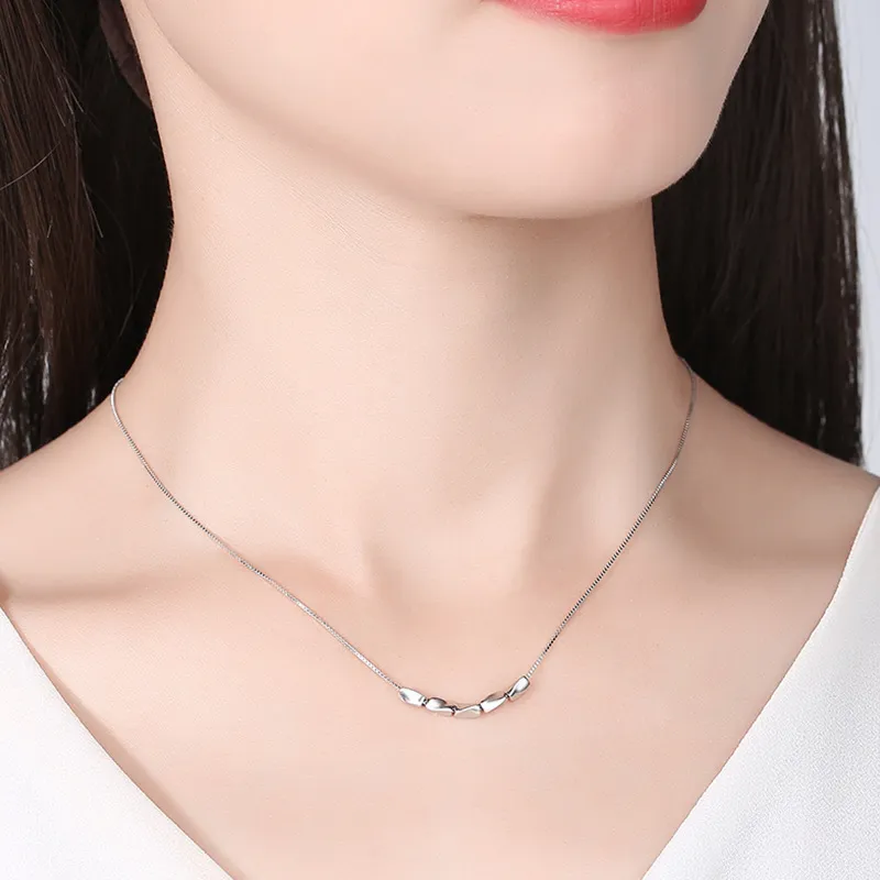 JESCAKOO S925 Silver Necklaces Women's-4