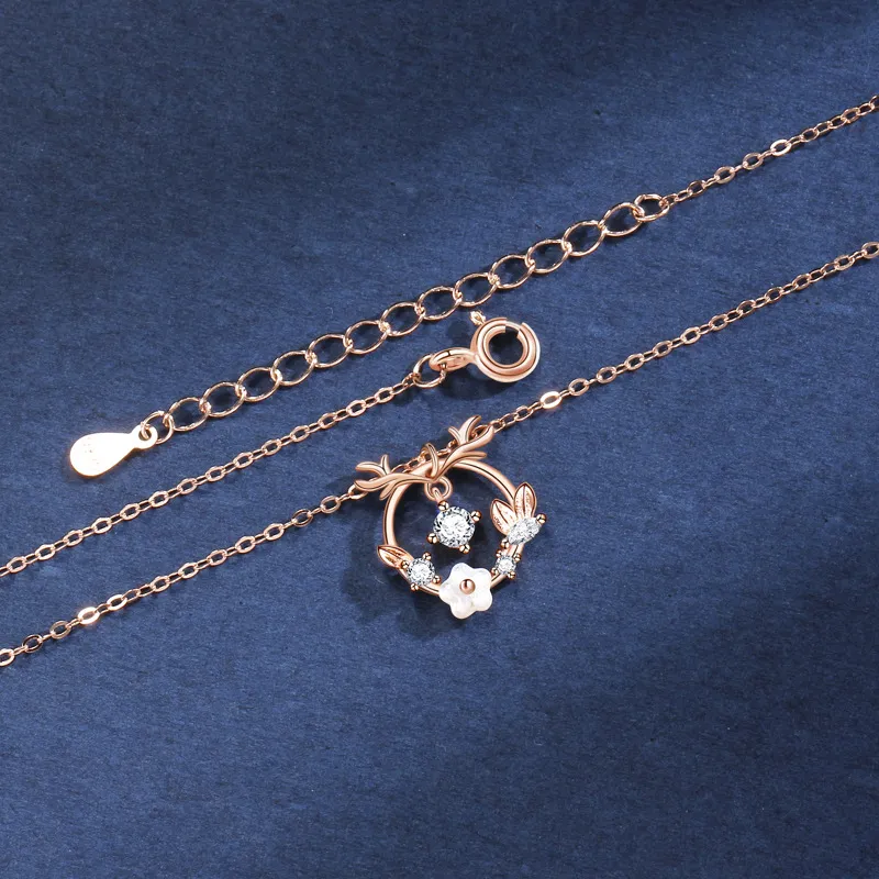 JESCAKOO S925 Silver Necklaces Women's-3