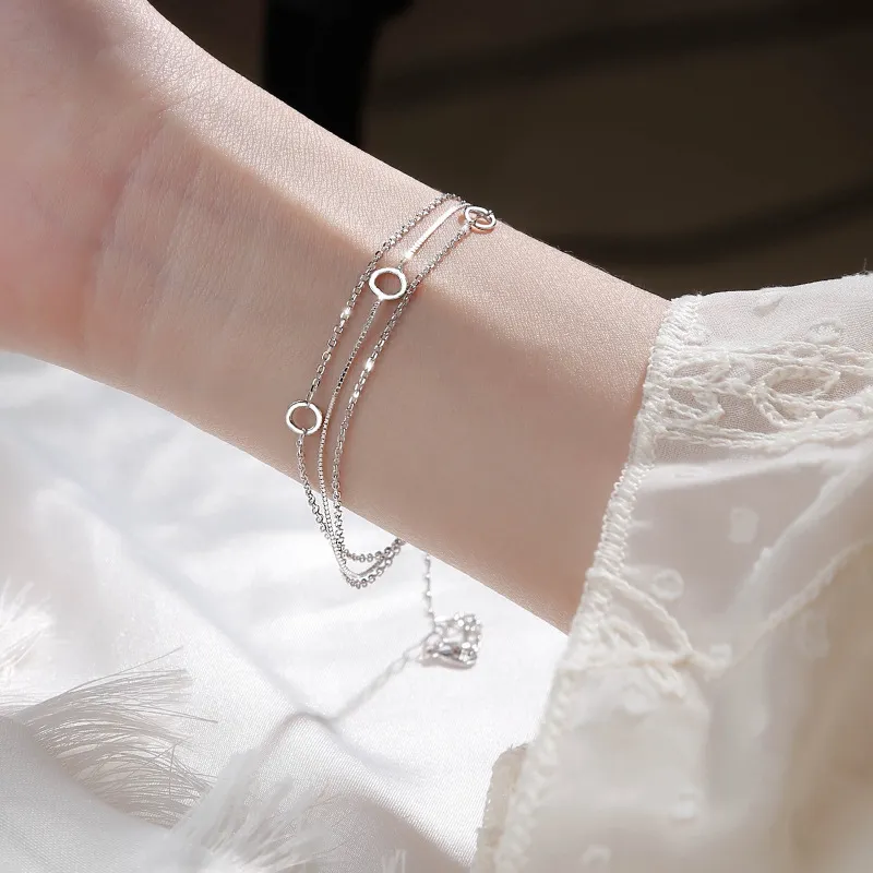 JESCAKOO S925 Silver Bracelets Women's-2