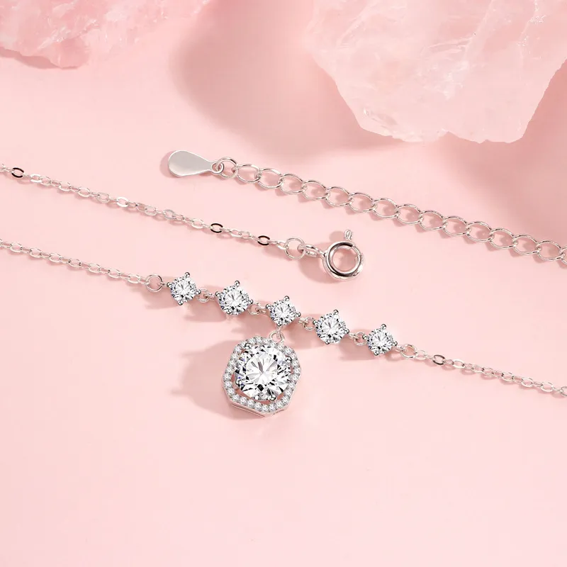 JESCAKOO S925 Silver Necklaces Women's-4