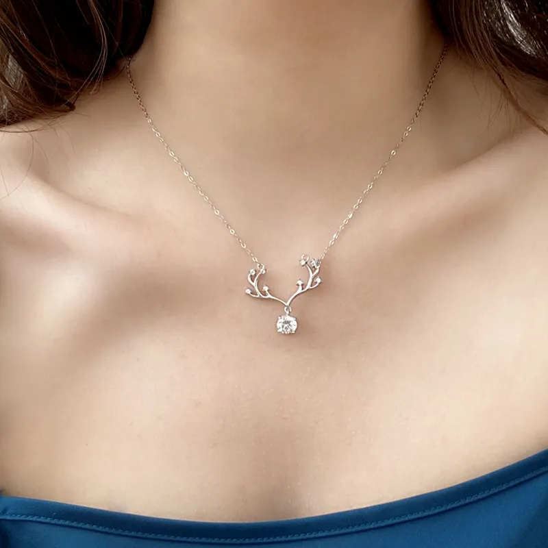 JESCAKOO S925 Silver Necklaces Women's-4