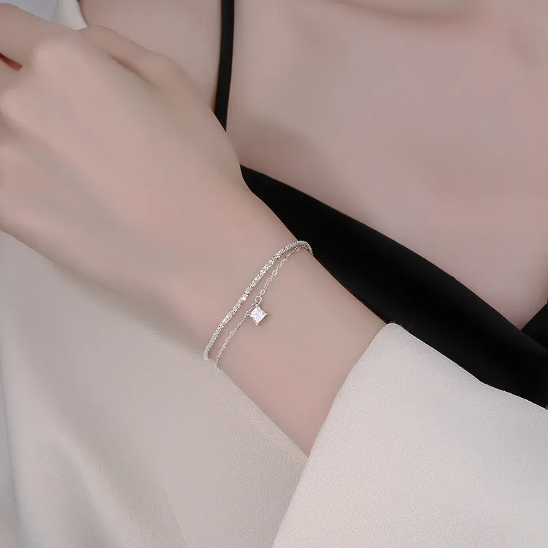 JESCAKOO S925 Silver Bracelets Women's-2