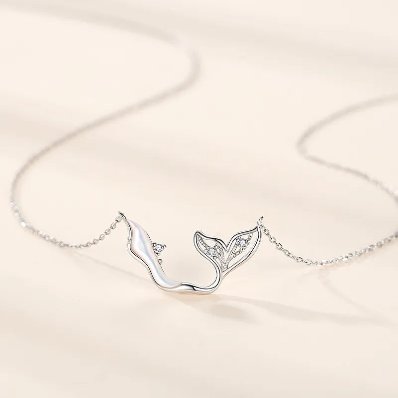 JESCAKOO S925 Silver Necklaces Women's-4
