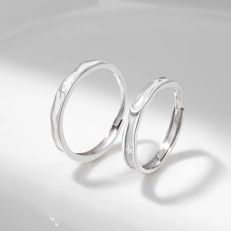 JESCAKOO S925 Sterling Silver Rings Unisex-3