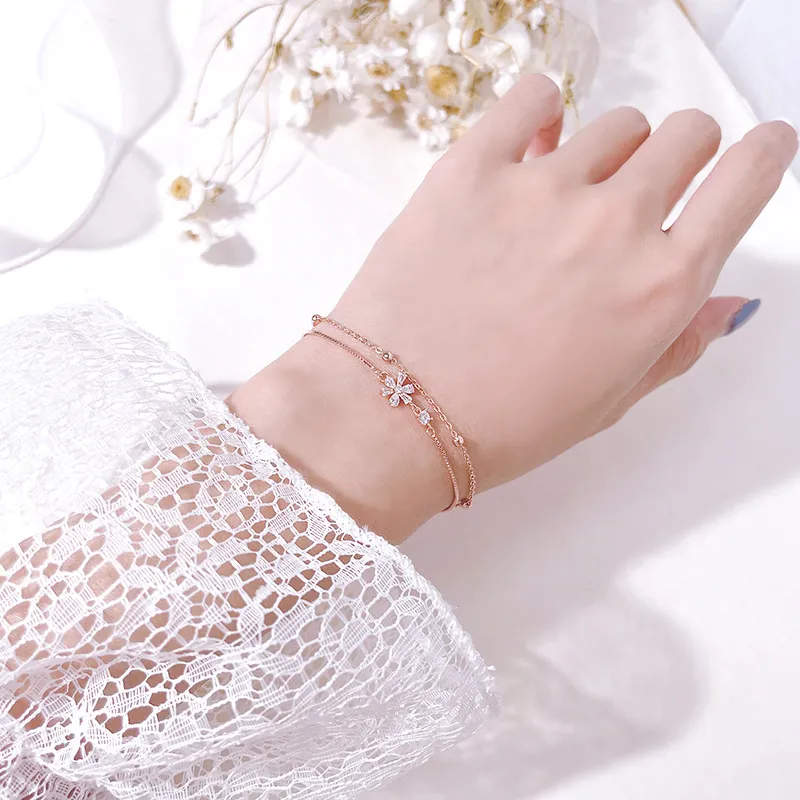 JESCAKOO 925 Sterling Silver Bracelets Women's-4