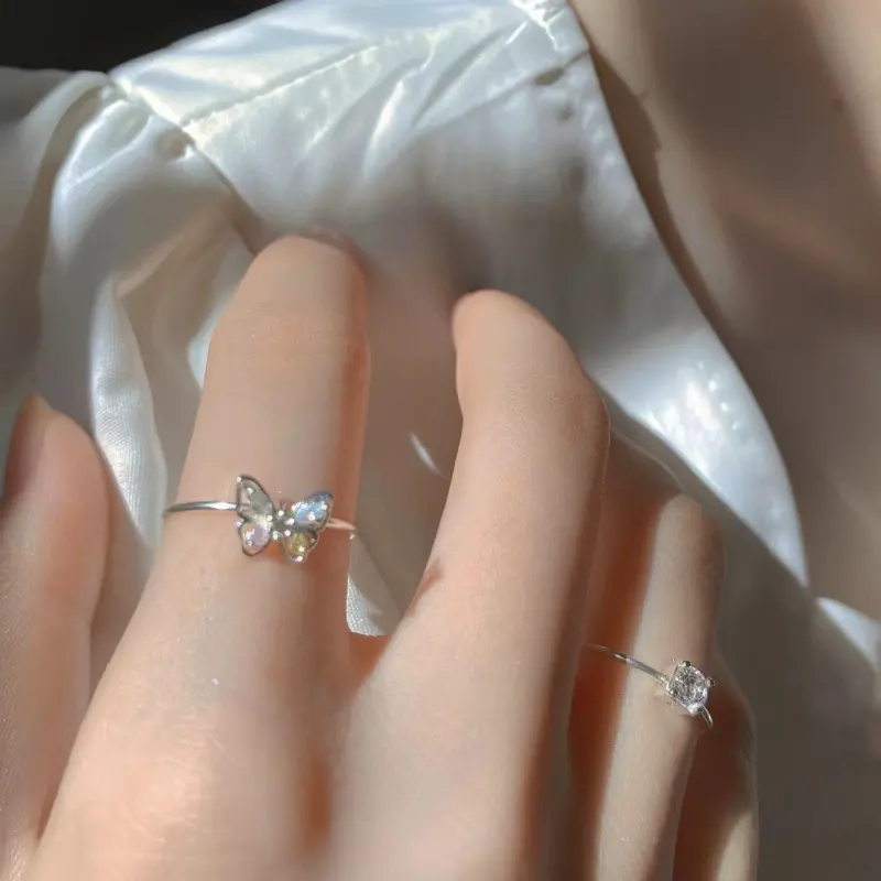 JESCAKOO S925 Silver Rings Women's-4