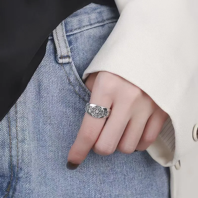 JESCAKOO S925 Sterling Silver Rings Unisex-4