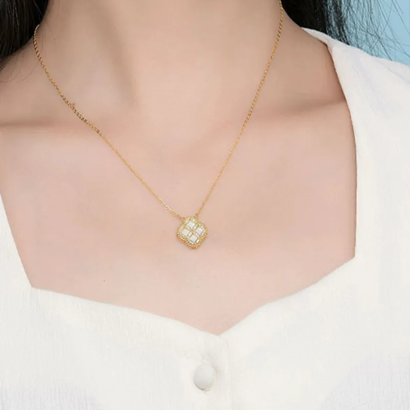 JESCAKOO S925 Silver Necklaces Women's Gold-2