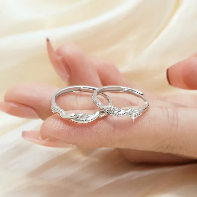 JESCAKOO S925 Sterling Silver Rings Unisex-8