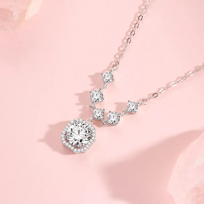 JESCAKOO S925 Silver Necklaces Women's-3