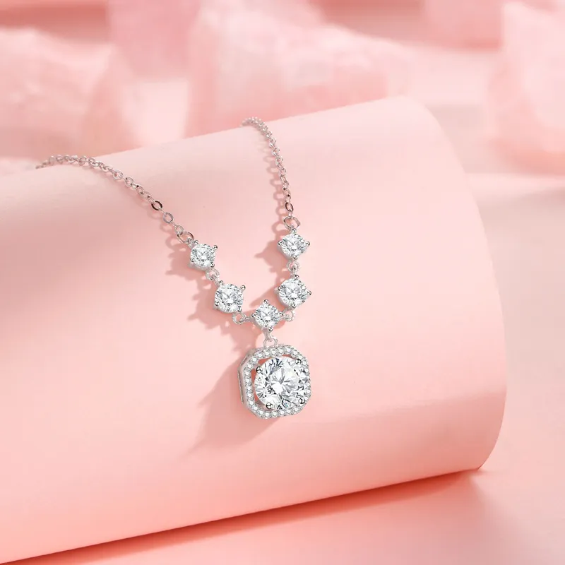 JESCAKOO S925 Silver Necklaces Women's-2