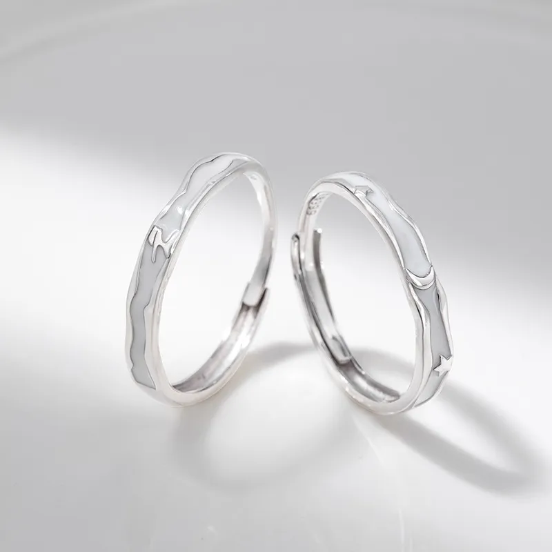 JESCAKOO S925 Sterling Silver Rings Unisex-10