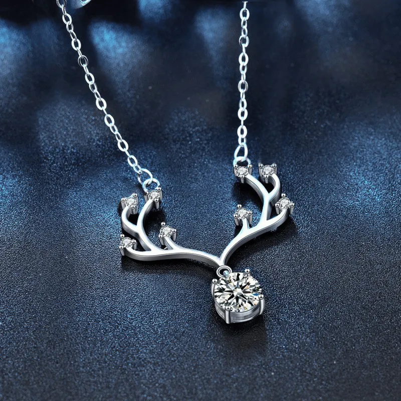 JESCAKOO S925 Silver Necklaces Women's-3