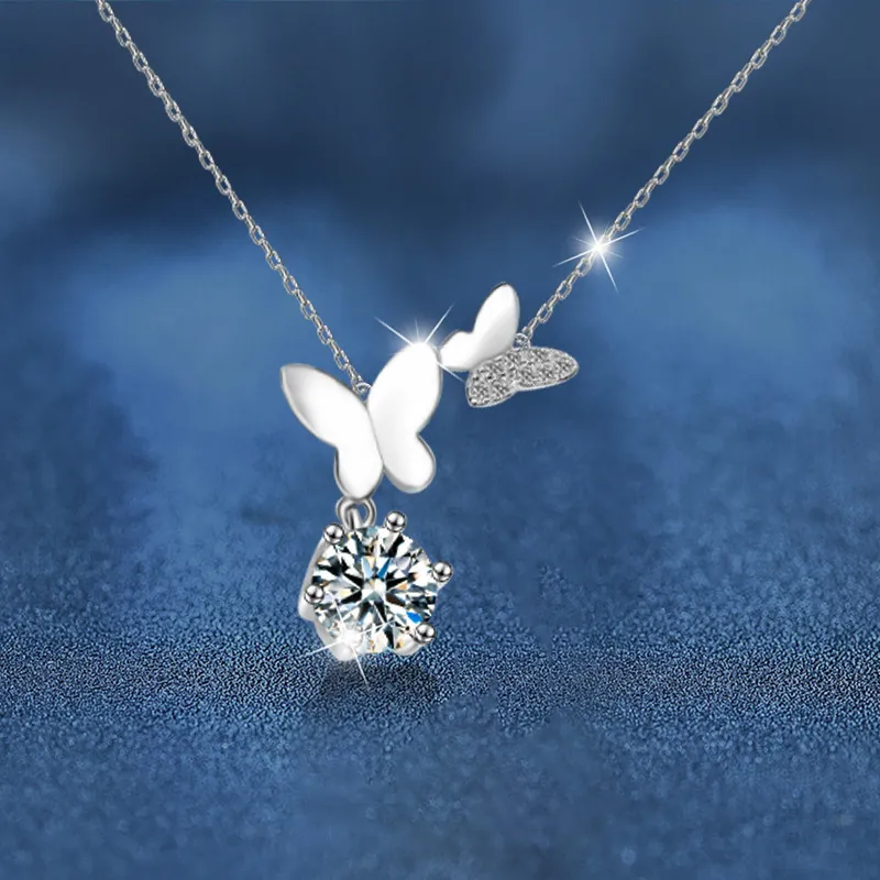 JESCAKOO 925 Sterling Silver Necklaces Women's-3
