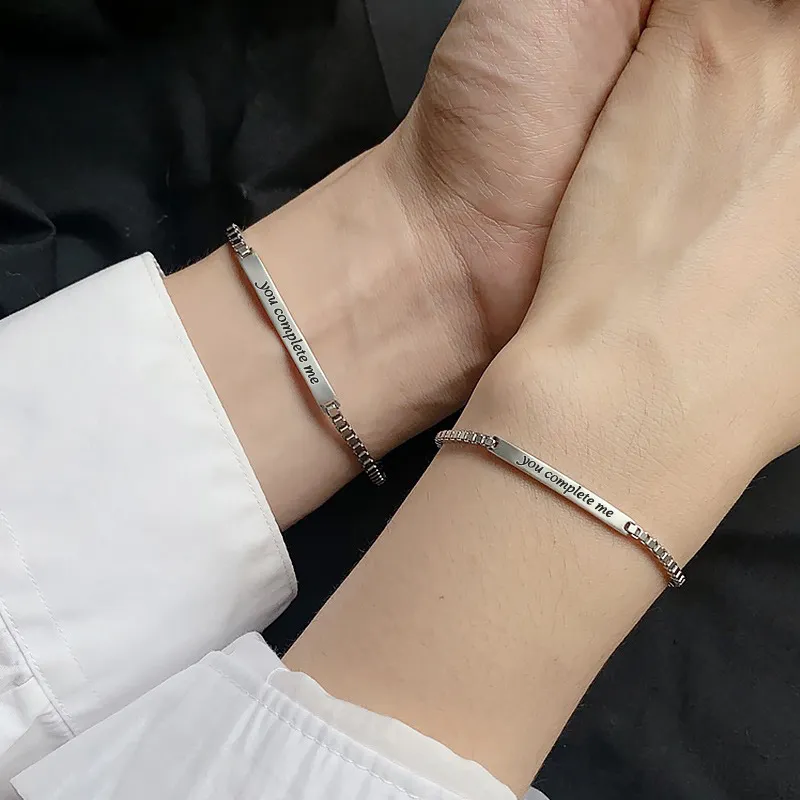 JESCAKOO S925 Sterling Silver Bracelets Unisex-7