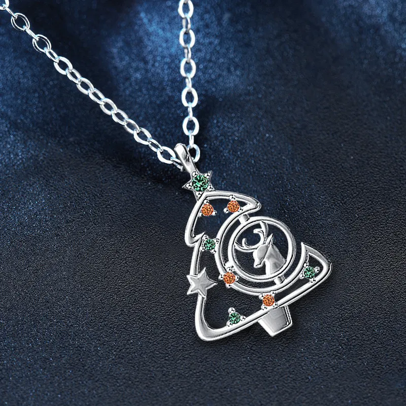 JESCAKOO S925 Sterling Silver Necklaces Women's-7